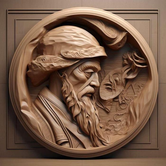 نموذج ثلاثي الأبعاد لآلة CNC 3D Art 